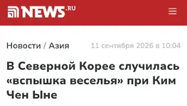 «Вспышку веселья» зафиксировали в КНДР.webp